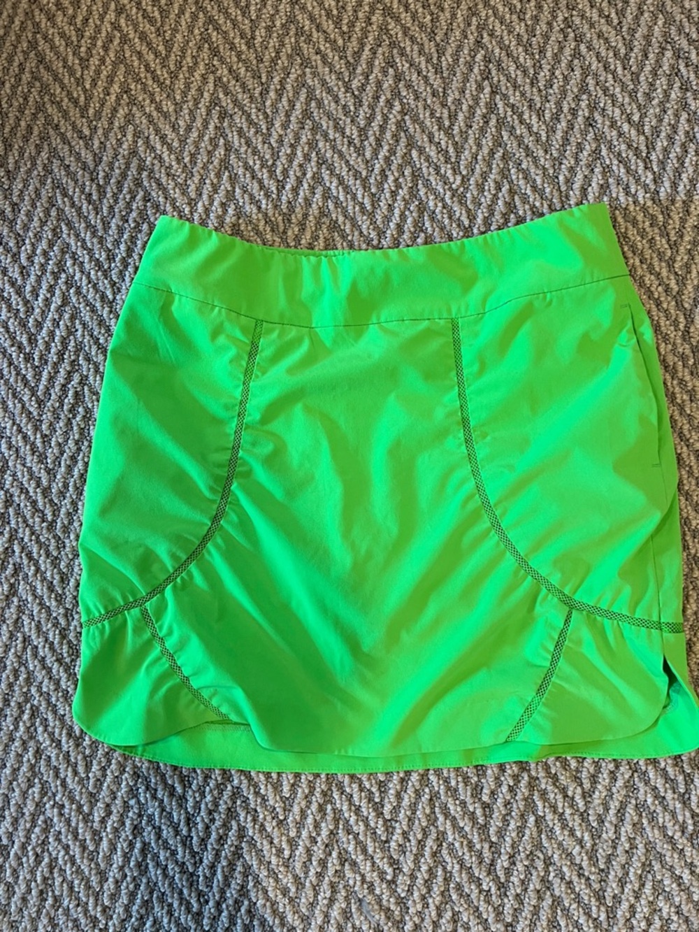 Bright Neon Green Athletic Skort